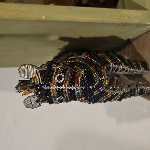 Beaded Zebra Figurine - Picture 2 of 5